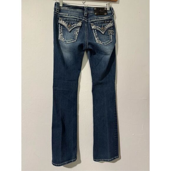 Miss Me Je5759el easy boot Embellished blue Jean 25 - Picture 9 of 9